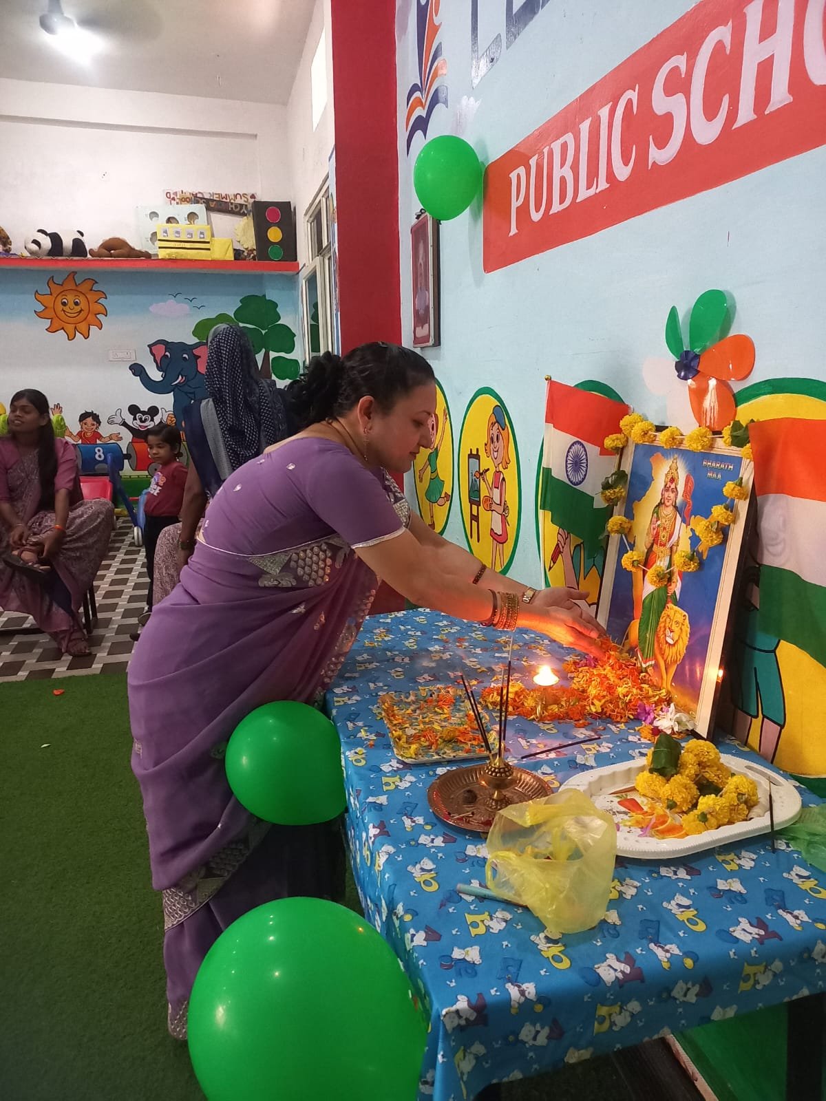 Children performing in cultural programs